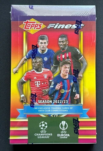 2022-23 Topps Finest Flashbacks UEFAクラブ大会 ホビーボックス 工場未開封｜トレーディングカード　ラフテル