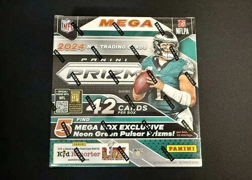 2024 プリズムフットボール メガボックス ネオングリーン パルサー限定品 5個入り 未開封｜トレーディングカード　ラフテル 48,180円