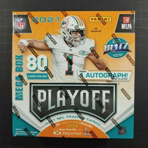 2021 パニーニ プレーオフ NFL フットボール メガボックス 80枚カード 新品 工場未開封｜トレーディングカード　ラフテル
