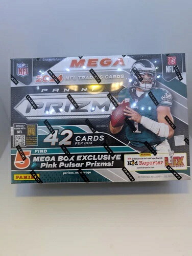 2024年 パニーニ プリズム NFL メガボックス ピンク パルサー 未開封|トレーディングカード ラフテル