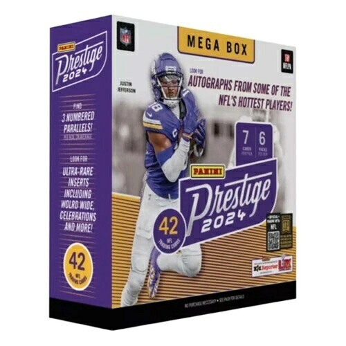 2024年 パニーニ プレステージ NFL フットボール メガボックス 工場未開封|トレーディングカード ラフテル