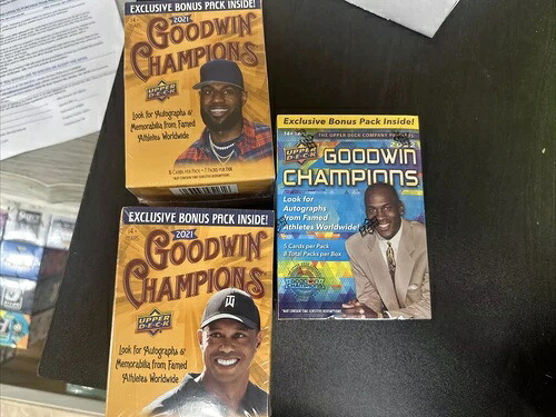 2021 Upper Deck Goodwin Champions 3 ブラスターボックス & ボーナスパック 未開封 新品｜トレーディングカード　ラフテル