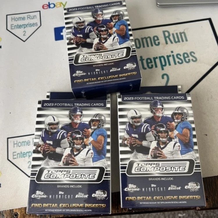 2023 Topps コンポジットフットボールハンガーボックス NFL 新品未開封 クローム 3個セット｜トレーディングカード　ラフテル