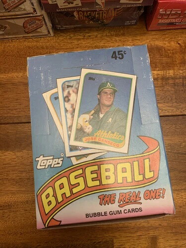 1989年ToppsメジャーリーグベースボールカードMLB未開封36パックフルボックス|トレーディングカード ラフテル