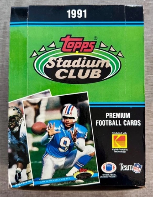1991 Topps スタジアムクラブ NFL フットボール 36 個入り未開封パック ボックス ファーヴ RC|トレーディングカード ラフテル