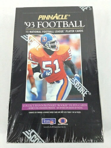 1993 ピナクルスコア NFL フットボールカード ボックス未開封 | 36パック｜トレーディングカード　ラフテル