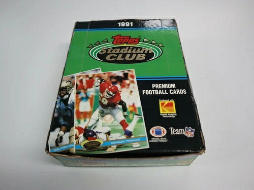 1991 Topps スタジアムクラブ フットボール 未開封 ワックスボックス - 36パック - ブレット F. ルーキー｜トレーディングカード　ラフテル