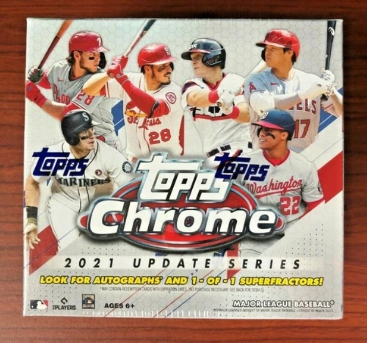 2021 Topps Chrome Update ベースボールトレーディングカード メガボックス 未開封 工場未開封|トレーディングカード ラフテル