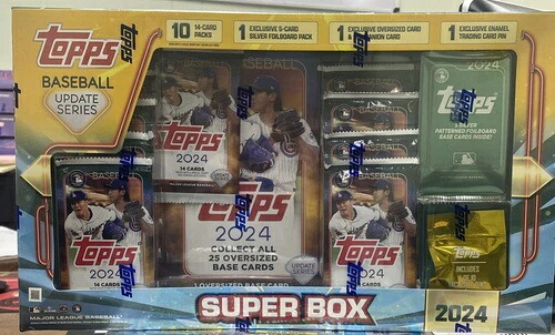 2024 Topps ベースボールアップデートシリーズ スーパーボックス 新品未開封｜トレーディングカード　ラフテル