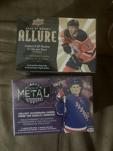 2021 NHL Upperdeck Allure & Skybox メタルブラスターボックス 未開封|トレーディングカード ラフテル
