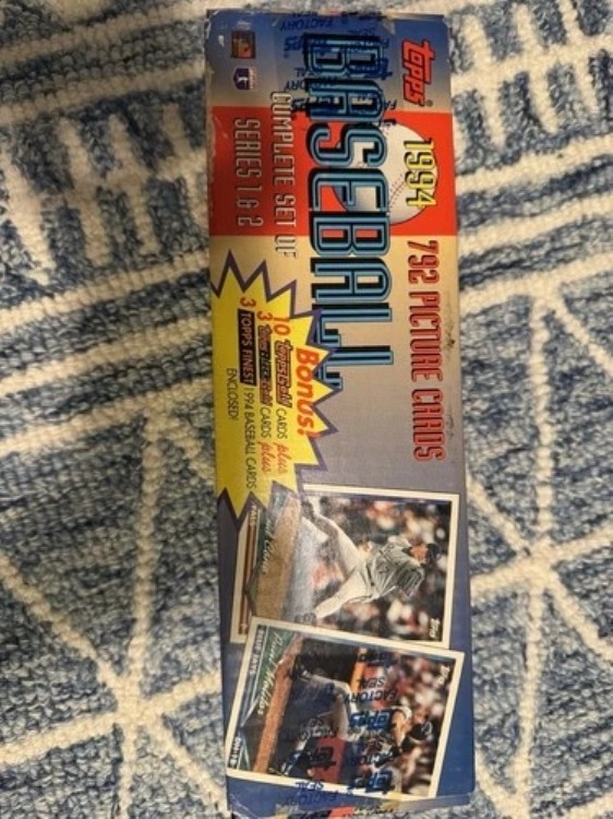 1994 Topps ベースボール コンプリートセット 工場未開封ボックス シリーズ 1 & 2 + ブラックゴールド|トレーディングカード ラフテル