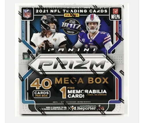 2021 Panini Prizm NFL Football Mega Box - 工場で密封された状態でお届けします インスタ発送｜トレーディングカード　ラフテル