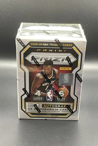 2020-21 パニーニ プリズム NBA バスケットボール ブラスターボックス - 工場未開封 - 新品箱入り|トレーディングカード ラフテル