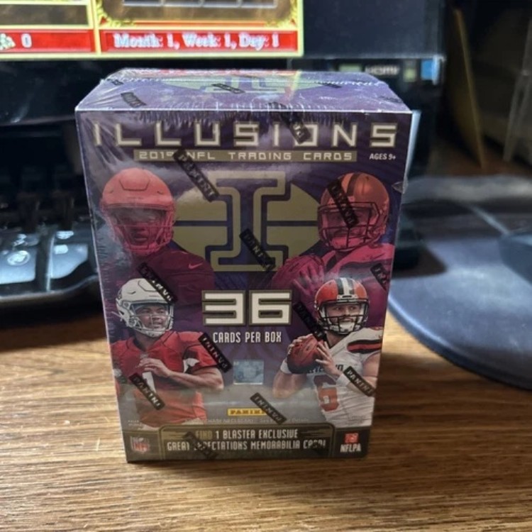 2019 パニーニ イリュージョンズ フットボール ブラスター ボックス 未開封|トレーディングカード ラフテル