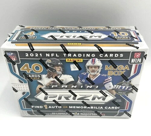 2021 パニーニ プリズム NFL フットボール メガボックス (ターゲット) ピンクアイス - 工場未開封 新品|トレーディングカード ラフテル