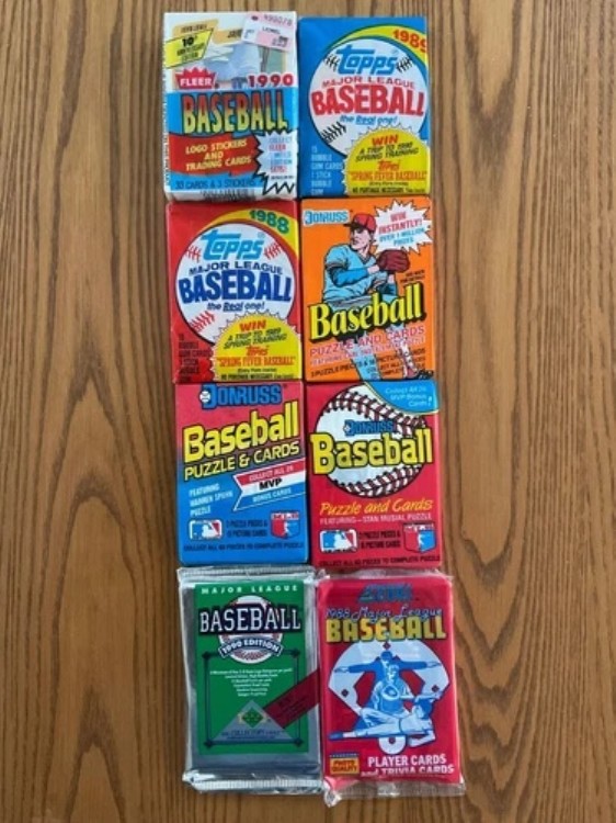 巨大!!! 1990年以前の未開封の古い野球カード198枚パック｜トレーディングカード　ラフテル