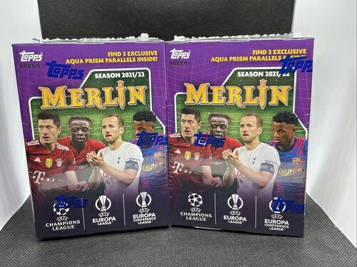 2021-22 Topps UEFA マーリン サッカー ブラスター ボックス 2個セット 新品 工場未開封|トレーディングカード ラフテル