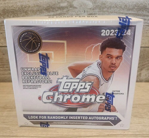2023-2024 Topps クローム バスケットボール メガモンスターボックス 工場出荷時未開封|トレーディングカード ラフテル