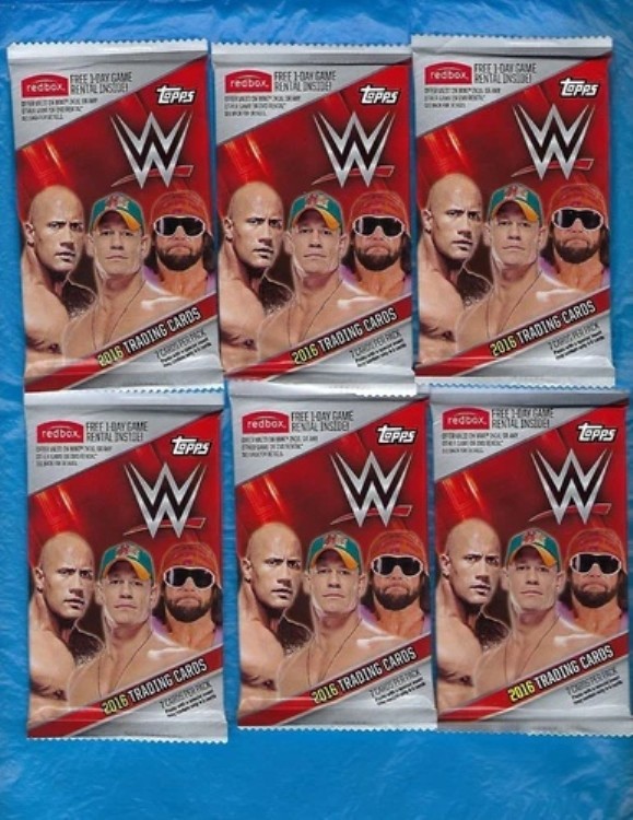 WWE 2016 TOPPS WWE 10 パック ロット 新品 工場未開封 ロック トリビュート カード オート|トレーディングカード ラフテル