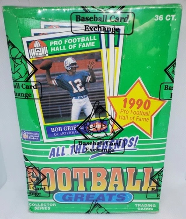 1990 スウェル フットボール グレーツ 未開封 ワックス ボックス BBCE 認証済み 包装済み HOF 素晴らしい!|トレーディングカード ラフテル