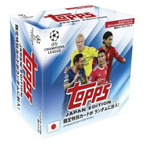 楽天市場】SOCCER 2022 TOPPS UEFA CHAMPIONS LEAGUE JAPAN EDITION