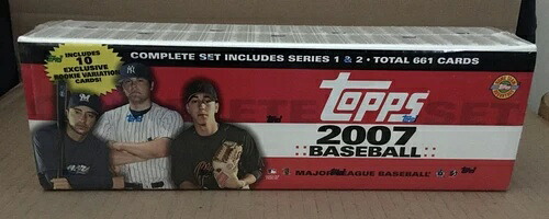 2007 Topps ベースボール コンプリートセット シリーズ 1+2 661枚 新品未開封|トレーディングカード ラフテル