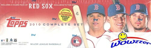 2010 Topps ベースボール RED SOX ファクトリーシール ファクトリーセット (666) - Strasburg+Posey RC!|トレーディングカード ラフテル