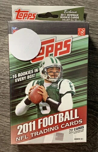 2011 Topps フットボール - 72 枚のカード ハンガー ボックス - WATT/JONES/NEWTON/KAEPERNICK RC の可能性あり|トレーディングカード ラフテル