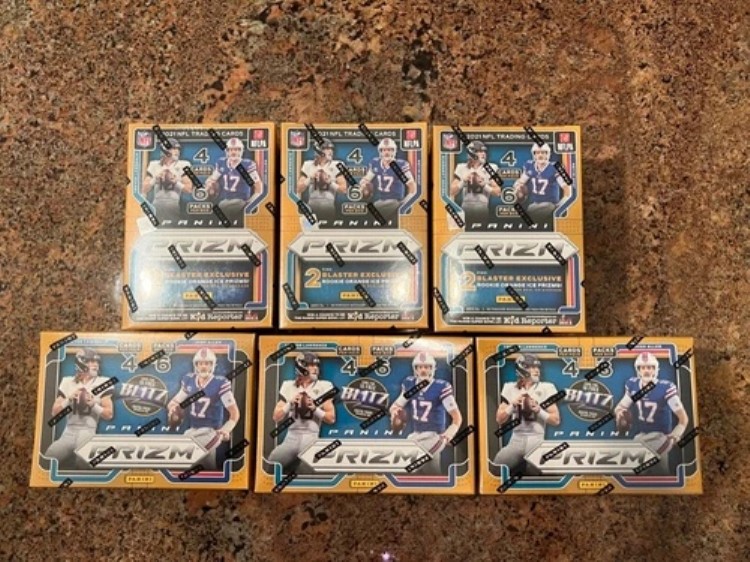 ファナティクス限定 2021 パニーニ プリズム NFL フットボール ブラスター ボックス 未開封|トレーディングカード ラフテル