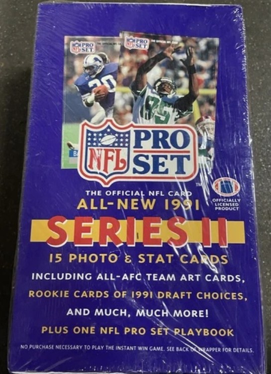 1991 プロセット フットボール シリーズ2 未開封 シールワックスボックス 36個パック|トレーディングカード ラフテル