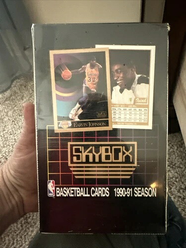 1990-91 スカイボックス バスケットボール カード (工場密封ワックス ボックス、36 パック、新品)|トレーディングカード ラフテル