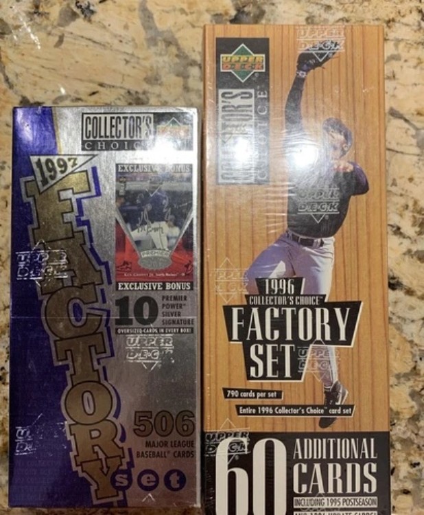 1996-1997年工場未開封アッパーデッキ野球カードのロット｜トレーディングカード　ラフテル