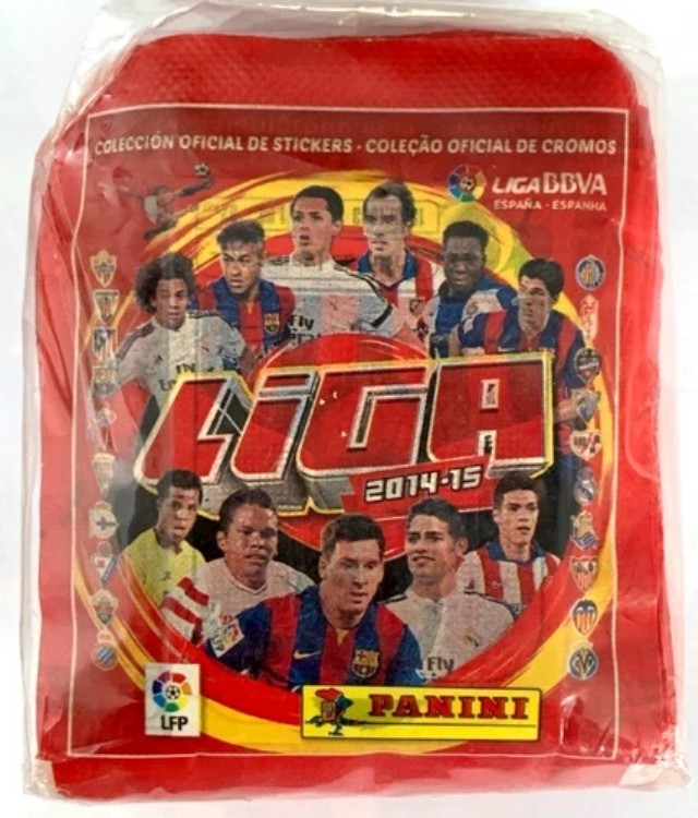2014-15 スペインリーグ LFP パニーニ - ボックス (50枚入り) ステッカー リオネル・メッシ|トレーディングカード ラフテル