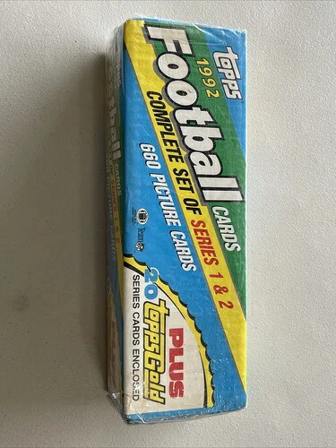 1992 Topps フットボール ファクトリーシール 660枚コンプリートセット プラス ゴールドカード 20枚 新品｜トレーディングカード　ラフテル 48,180円