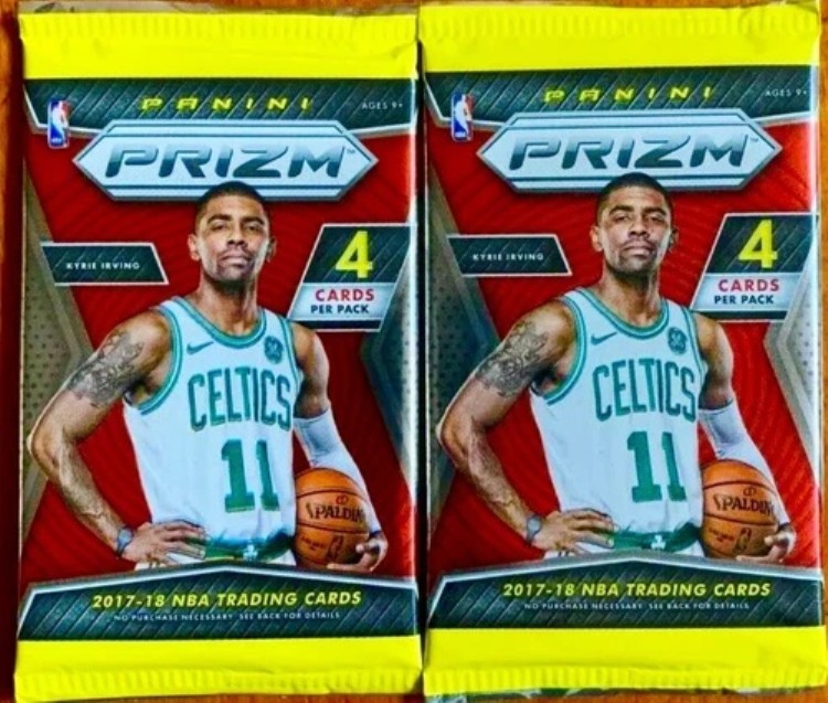 2017-18 パニーニ プリズム NBA (2) 2つの4カードシールドパック テイタム/ミッチェル/フォックス RC｜トレーディングカード　ラフテル