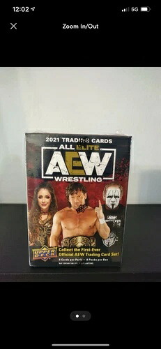 2021 Upper Deck AEW レスリング 8パック ブラスターボックス 新品!工場未開封|トレーディングカード ラフテル