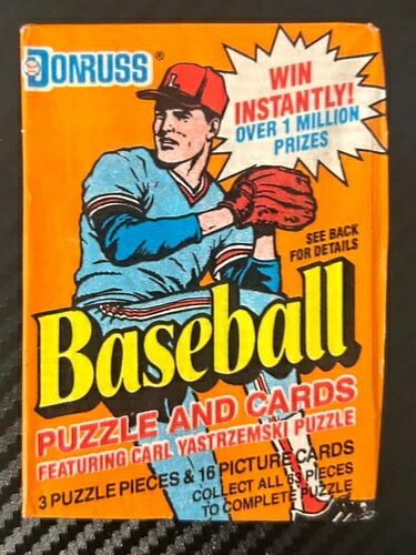 箱入り新品。Donruss 1990 野球パズル&カード - 16個パックは未開封です。|トレーディングカード ラフテル