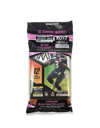 2021 NFL モザイク チェロパック (3個セット) 工場封印済み 注文確定済み｜トレーディングカード　ラフテル