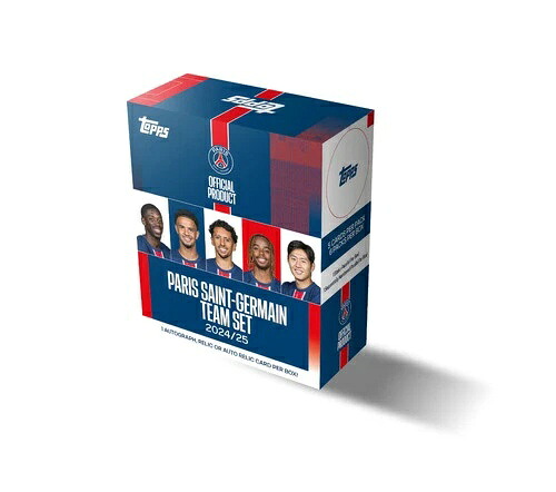 トップス PSG チームセット 24/25 シールドボックス -｜トレーディングカード　ラフテル