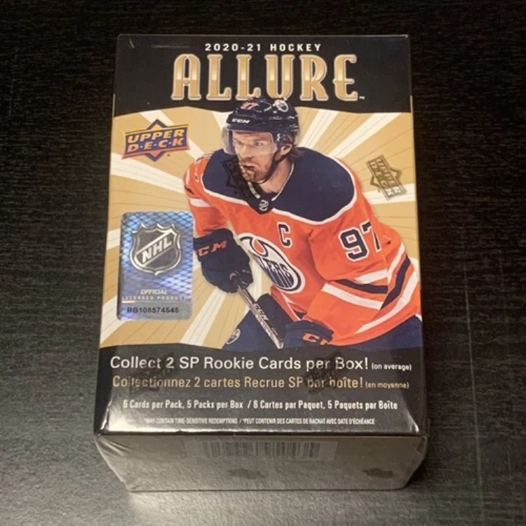 2020-21 Upper Deck Allure NHL ホッケー シールド 5パック NHL シールド ブラスターボックス｜トレーディングカード　ラフテル