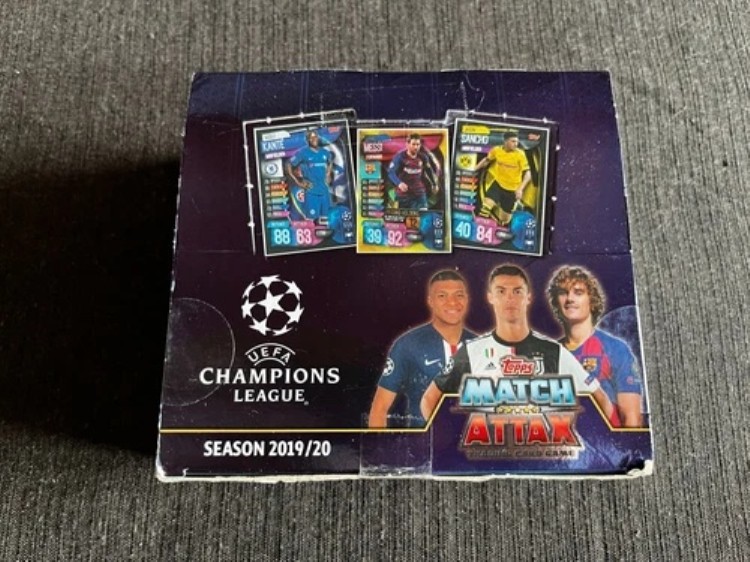 TOPPS ディスプレイボックス ボックス ボックス 30 6カードマッチ アタックスリーグポーチ 2019/2020 新品同様｜トレーディングカード　ラフテル