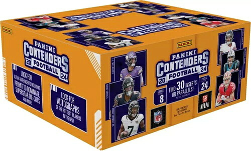 2024年 パニーニ コンテンダーズ NFL フットボール 工場未開封 24パック 小売用ボックス|トレーディングカード ラフテル
