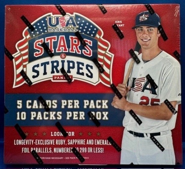 2015 Panini USA スターズ&ストライプス ベースボールボックス クリス・ブライアント / 工場未開封|トレーディングカード ラフテル