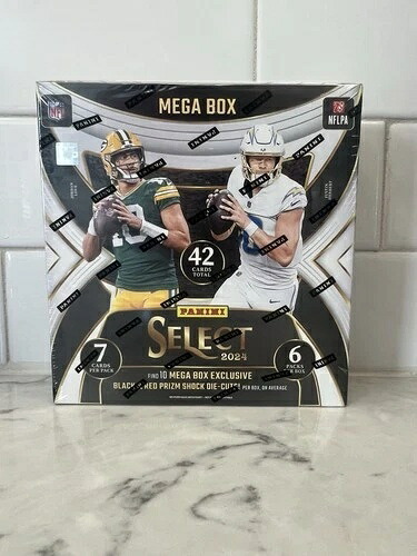 2024 Panini Select NFL フットボール 密封メガボックス ブラック & レッド ショック 送料無料!|トレーディングカード ラフテル