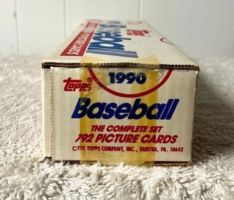 1990年 Topps MLB ベースボール コンプリート ファクトリーシールセット - Frank Thomas RC｜トレーディングカード　ラフテル