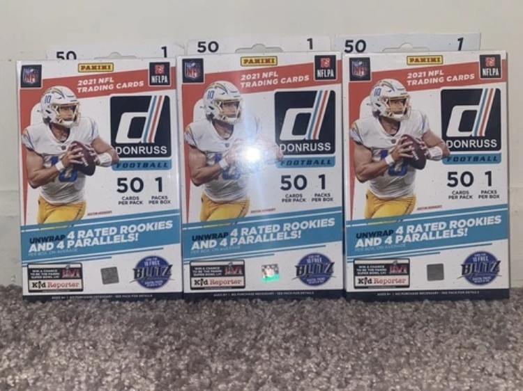 PANINI 2021 DONRUSS NFL フットボールハンガーボックス / 工場未開封 / 3個セット｜トレーディングカード　ラフテル