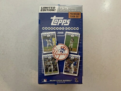 2008 Topps ニューヨークヤンキース コンプリートプレミアムチームセット 55枚入り 未開封ボックス|トレーディングカード ラフテル