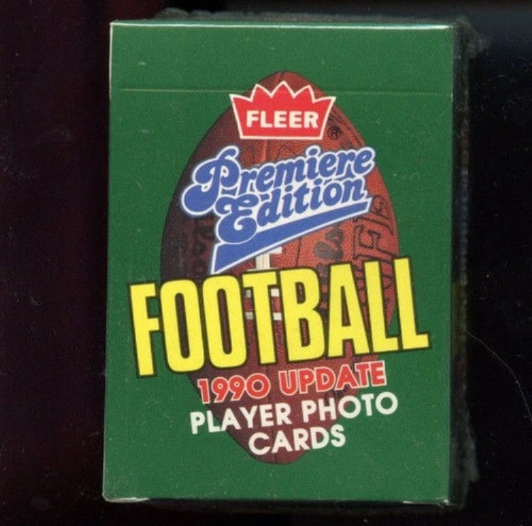 1990 Fleer Football Update コンプリートボックスセット エミット・スミス ルーキーカード RC FACTORY｜トレーディングカード　ラフテル