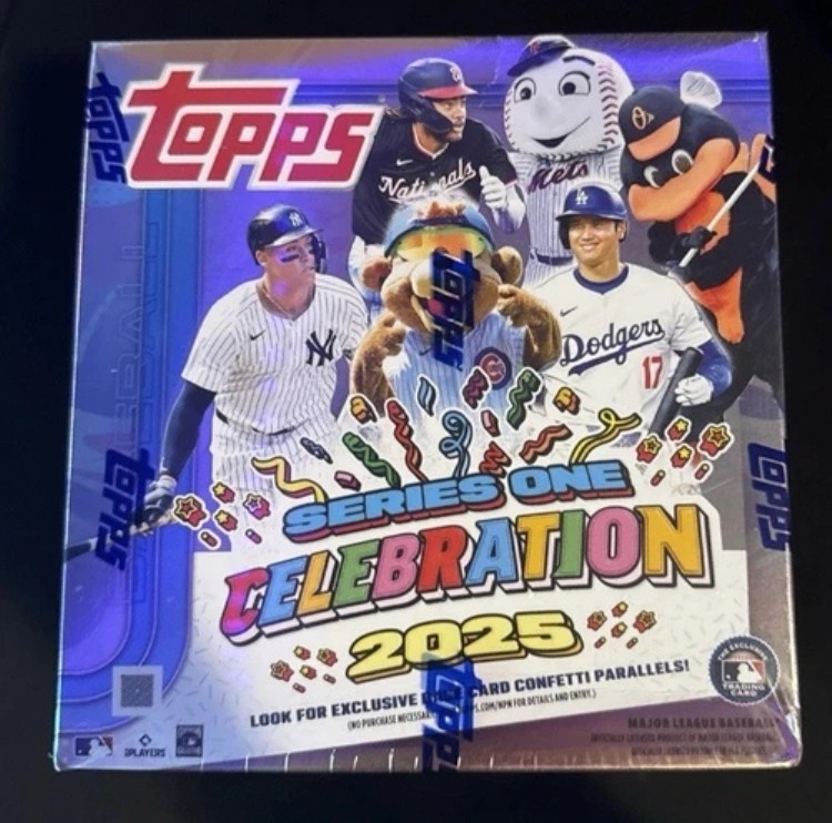 2025 Topps シリーズ1 One MLB Celebration メガボックス 新品 工場未開封 カードパック|トレーディングカード ラフテル