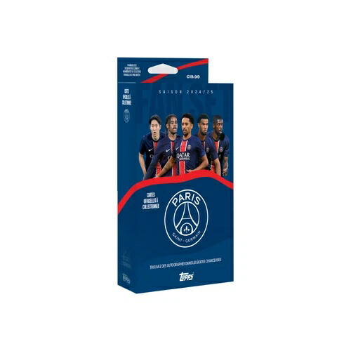 パリサンジェルマン公式応援グッズ 楽天市場】Topps Paris Saint-Germain Fan Set 2024-25 パリ